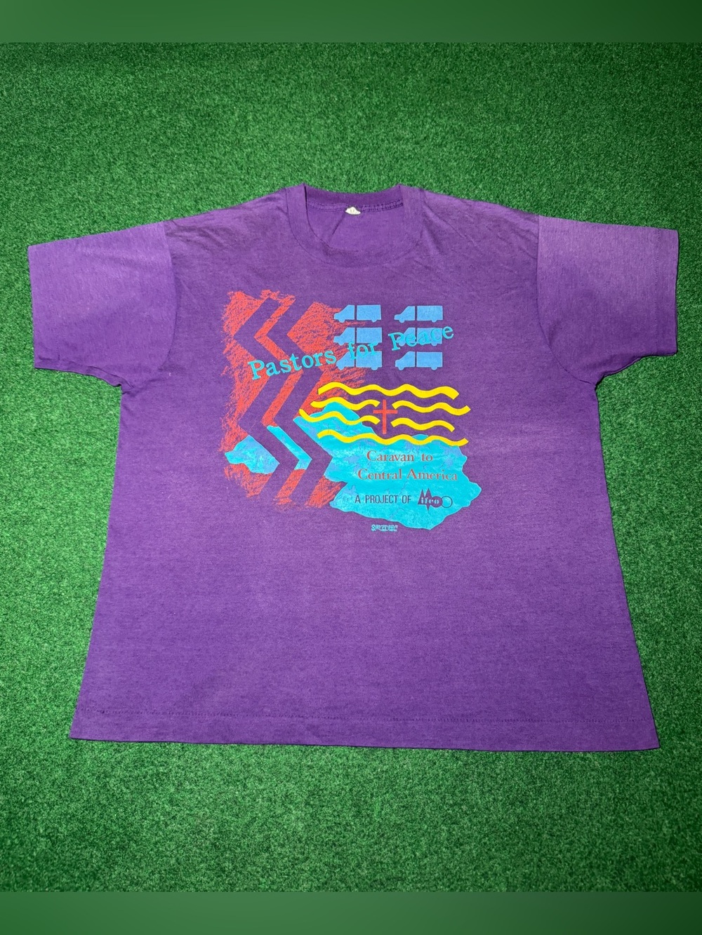 Pastors For Peace Vintage T Shirt 80s 90s Mission Trip M/L Christian Shirt